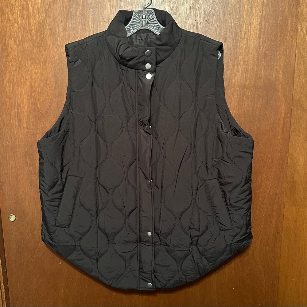 Black Puffer Vest